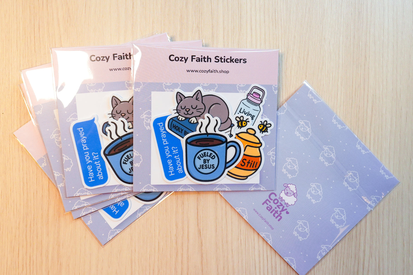 Faith Essentials Sticker Bundle | Christian Stickers (5-Pack)
